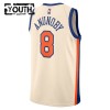 Maillot Basket Enfant New York Knicks Og Anunoby 2025-26 Nike City Edition Blanc Swingman